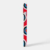 弓矢の的と矢、弓射撃、 発砲 iPhone 15ケース (左側面)