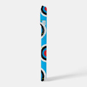 弓矢の的と矢、弓射撃、 発砲 iPhone 15ケース (左側面)