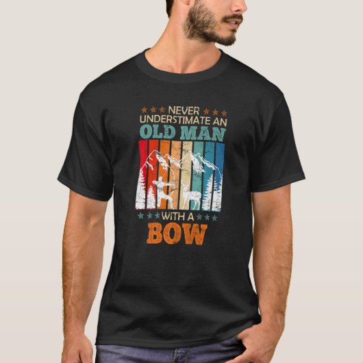 弓矢の老人2 Tシャツ (正面)