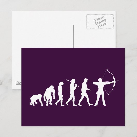 弓矢の進化 ポストカード (正面/裏面)