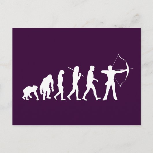 弓矢の進化 ポストカード (正面)