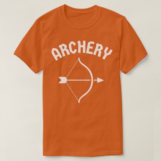 弓矢シンプル弓矢 Tシャツ (デザイン正面)