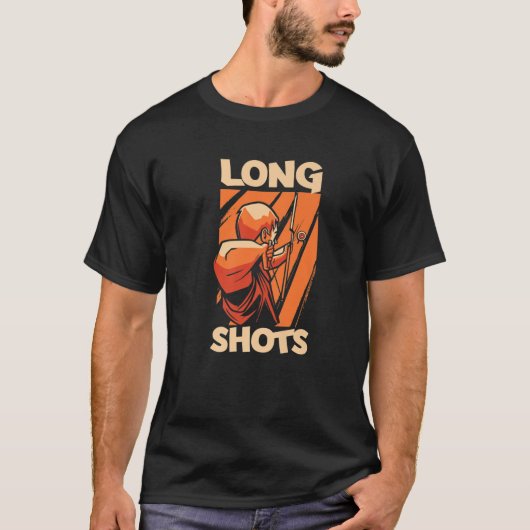 弓矢スポーツ射手スポーツ弓 Tシャツ (正面)