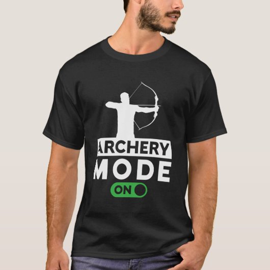 弓矢モード弓矢の射手ボウマン Tシャツ (正面)