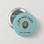 弓矢標的ブルズイ 缶バッジ (正面&裏面)