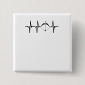 弓矢鼓弓矢射手 缶バッジ (正面)