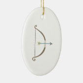 弓矢 セラミックオーナメント (右)