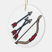 弓矢 セラミックオーナメント (左)