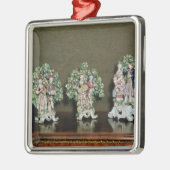 弓磁器の姿1761年 メタルオーナメント (左)