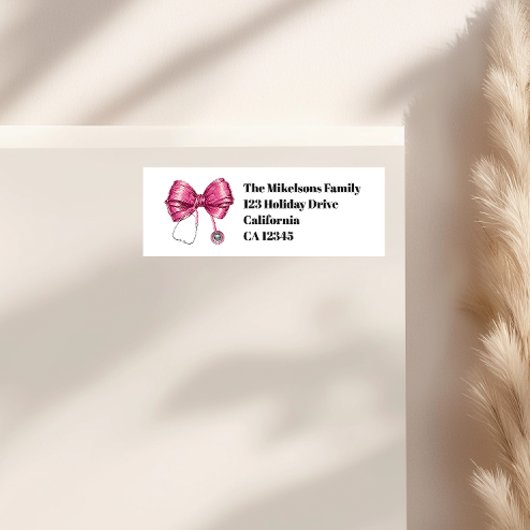 弓聴診器看護学校卒業生 ラベル