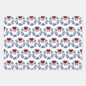 弓航海の付きクリスマスライフサーバー ラッピングペーパーシート (正面)