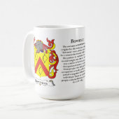 弓術家、起源、意味および頂上 コーヒーマグカップ (正面左)