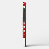 弓赤と白水玉模様 Case-Mate iPhoneケース (裏面 / 左)