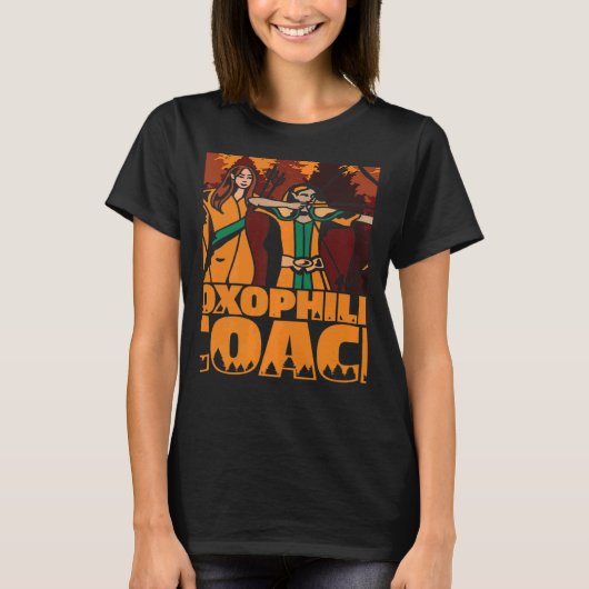 弓道コーチ 射手 ボウマン 弓 矢 トレーナー アーチャー Tシャツ (正面)