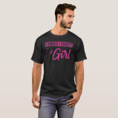 弓道女子 アーチェリーガール 私は女の子らしく射る Tシャツ (正面フル)