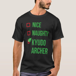 弓道射手パジャマおもしろいクリスマス Tシャツ