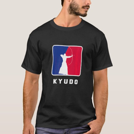 弓道弓術武家日本弓 Tシャツ (正面)