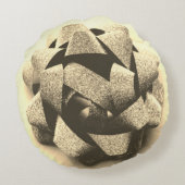 弓金ゴールド現在のパーティー弓 ラウンドクッション (裏面)