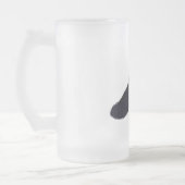 弓魅力的付きクロウグリッタープレゼント フロストグラスビールジョッキ (左)