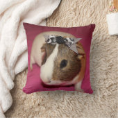 弓2を持つモルモット クッション (ブランケット)