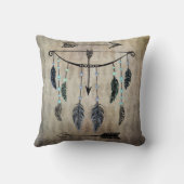 弓、矢、羽 クッション (裏面)