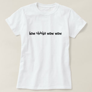 弓chicka wow wow tシャツ