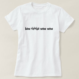 弓chicka wow wow tシャツ