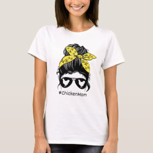 弓Tシャツ付きチキンママ Tシャツ