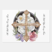 弔問の十字・聖なる書物、 経典 ラッピングペーパーシート (正面3)