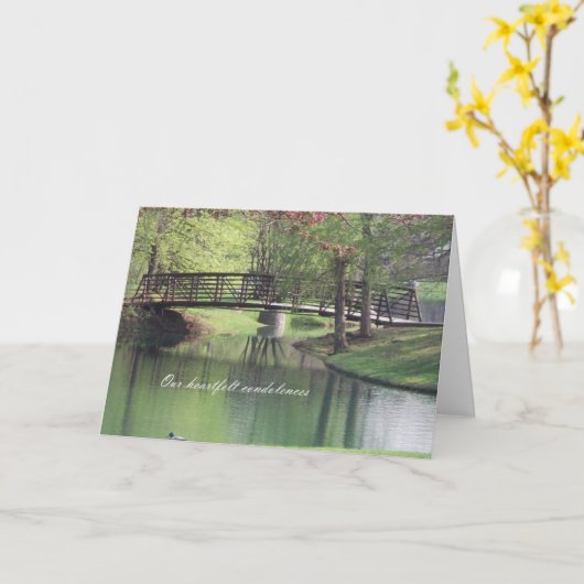 弔意カード カード (黄色い花)