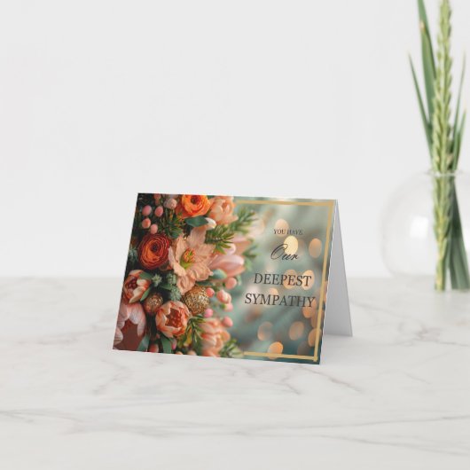 弔意カード サンキューカード (正面)