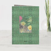 弔意フローラ カード (裏面)