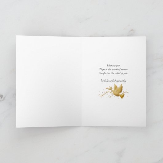 弔意 カード (内部)