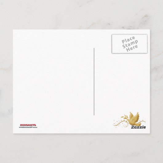 弔意 ポストカード (裏面)