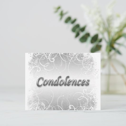 弔意 ポストカード (スタンド正面)