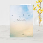 弔慰カード カード (黄色い花)