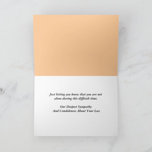 弔慰カード カード (内部)