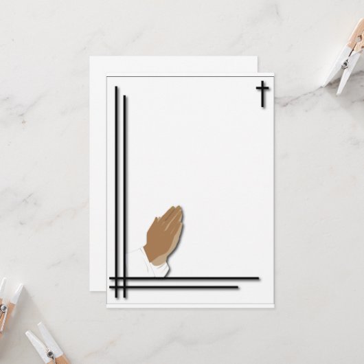 弔慰カード カード (正面/裏面インサイチュ)