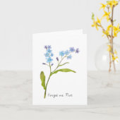 弔慰状 カード (黄色い花)