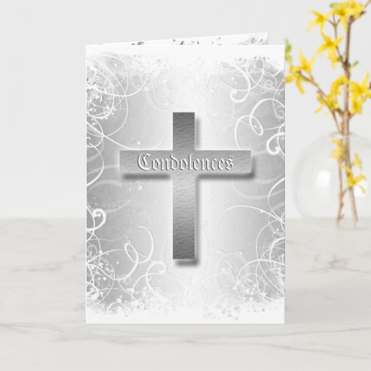 弔慰葬 カード (黄色い花)