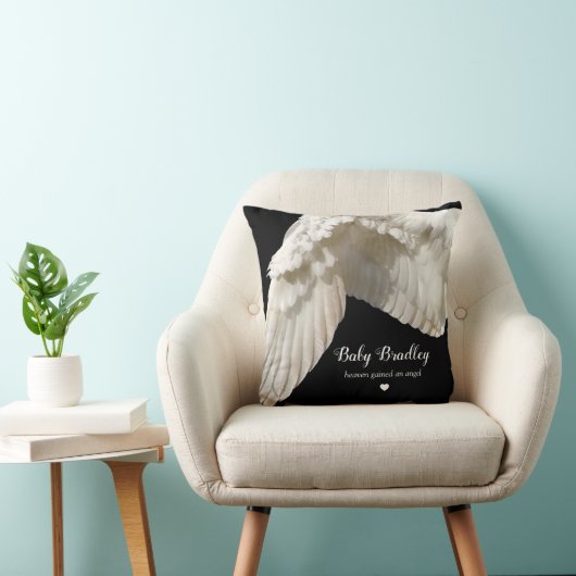 弔辞 | ベビーメモリアルエンジェルウィングス クッション (椅子)