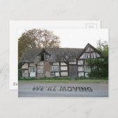 引おもしろい越し ポストカード (正面/裏面)