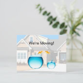 引おもしろい越通知はがきテンプレート シーズンポストカード (スタンド正面)