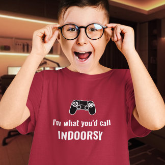 引きこもりゲーマー サーカスティック | ティーンズボーイズギフト Tシャツ