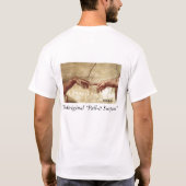引きそれは驚きます Tシャツ (裏面)