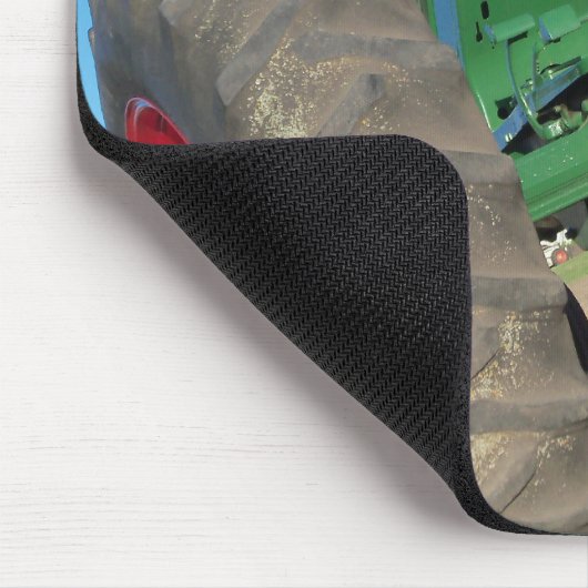 引きのために使用されるオリバーのトラクターのヴィンテージのスタイル マウスパッド (コーナー)