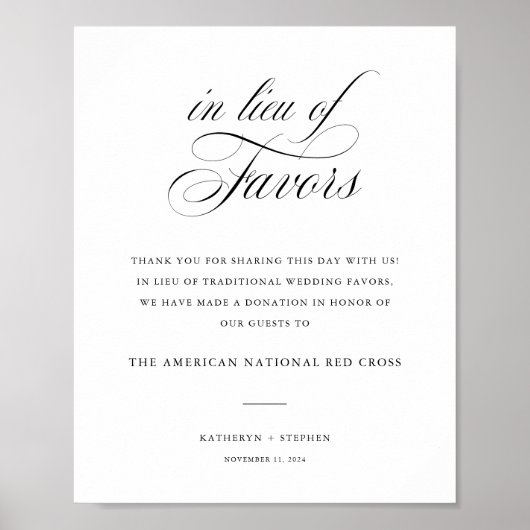 引きクラシック換えにエレガントな結婚式 ポスター (正面)