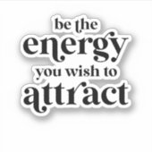 引き付けたいエネルギーである シール (正面)