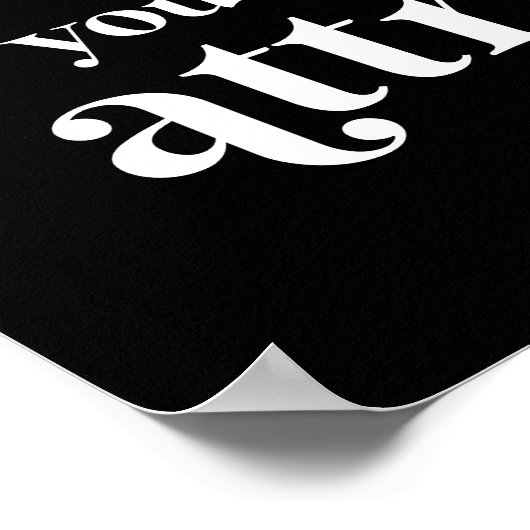 引き付けたいエネルギーである ポスター (角)