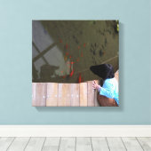 引き付け小さなキャンバス12x12 キャンバスプリント (インサイチュ (ウッドフロア))